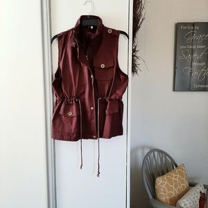 Casual Drawstring Vest